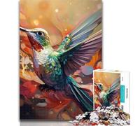 1000 Piece Jigsaw Hummingbird Art Jigsaw Puzzles for Adults 1000 Piece,Perfect for Game Nights, Colorful Toy for Home Gift 26x38cm