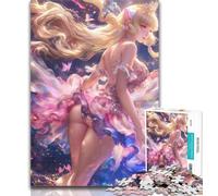 1000 Piece Jigsaw Japanese Anime Girls Puzzles 1000 Pieces for Teenagers,Stress Reliever Difficult Challenge Enhance Love between Couples 50x75cm