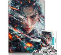 1000 Piece Jigsaw Japanese Geisha Jigsaw Puzzles for Teenagers 1000,Wall Decoration Unique Birthday And Xmas Gifts Suitable for And 14 50x75cm