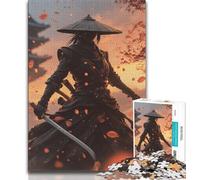1000 Piece Jigsaw Japanese Ninja Warrior 1000 Piece Jigsaw Puzzles for Adults & Teens,Toys Educational Games Stress Relieving Wall Decoration (50x75cm)