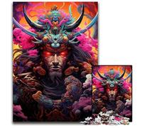 1000 Piece Jigsaw Japanese Sakura Samurai Difficult Puzzles for Adults Intricate Design for Teenagers, DIY Decor, And BrainBoosting Fun 1000 PCS(38x26cm)