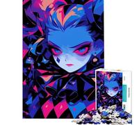 1000 Piece Jigsaw Jester Core Relaxing Games Brain Intelligence Challenge Addictive Toys Gifts for Women Men Hand Speed Race (Size 38x52cm)