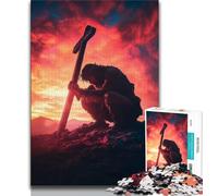 1000 Piece Jigsaw Jesus on The Cross 1000 Piece Jigsaw Puzzles for Adults & Teens,Toys Educational Games Stress Relieving Wall Decoration (38x26cm)