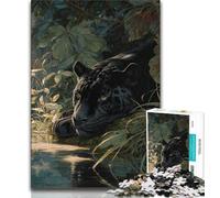 1000 Piece Jigsaw Jungle Cheetah 1000 Pieces Jigsaw Puzzle for Adults& Teens,Classic Educational Games Beautiful Decoration (50x75cm)