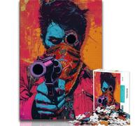 1000 Piece Jigsaw Killer Puzzles for Adults Teens 1000 Pieces,Family Game Birthday Gifts.Challenge High Difficulty (50x75cm)