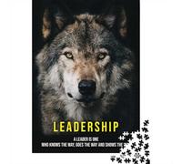 1000 Piece Jigsaw, Leadership Alpha Wolf, 52x38cm/1000pcs