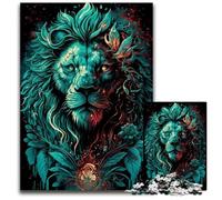 1000 Piece Jigsaw Lion SupernaturalPaper Jigsaw Puzzles for Adults for Teenagers Couples And Friends for Birthdays Christmas 1000 PCS(38x26cm)