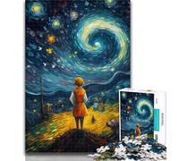 1000 Piece Jigsaw Little Prince of The Night Sky 1000 Pieces Jigsaw Puzzles For Teens And Adults,Fully Interlocking & Randomly Shaped Pieces 50x75cm