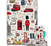 1000 Piece Jigsaw London Jigsaw Puzzles for Adults 1000,Educational Games Home Decoration Artists Collection, Fine Art 50x75cm