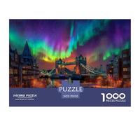 1000 Piece Jigsaw - London Landscape British Landmarks, Puzzling, Home Decoration, for Women Gifts for Men 70x50cm/1000pcs