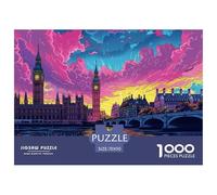 1000 Piece Jigsaw - Londoner Brücke Architectural Bridge, Learning Educational Games, Unique Home Decor, for Women Gifts for Men 70x50cm/1000pcs