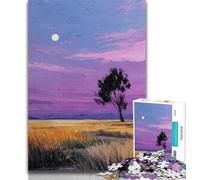 1000 Piece Jigsaw Lonely Tree 1000 Piece Jigsaw Puzzles for Adults & Teens,Toys Educational Games Stress Relieving Wall Decoration 26x38cm