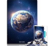 1000 Piece Jigsaw Magical Earth Jigsaws Puzzles 1000 Pieces for Adults Gifts,with Matching Poster And Trivia Sheet for Age 14 26x38cm