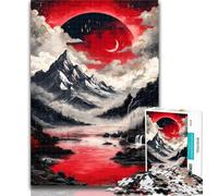 1000 Piece Jigsaw Magical Mount Fuji Jigsaw Puzzle 1000 Pieces for Adults,Educational Toys & Games for Adults And Teenagers 50x75cm