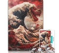 1000 Piece Jigsaw Magical Waves Jigsaws 1000 Pieces for Teenagers,Stress Reliever Difficult Challenge Unique Home Decor And Gifts 26x38cm