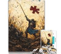 1000 Piece Jigsaw Majestic Knight Adult Jigsaws 1000 Pieces Difficult,Interesting Stress Reduction Parent-child Interaction 50x75cm