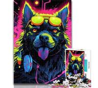 1000 Piece Jigsaw Mechanical Dog 1000 Piece Jigsaw Puzzles for Adults & Teens,Educational Stress Relief Toy Great Gifts And Toys 50x75cm
