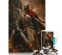 1000 Piece Jigsaw Medieval Knight Paintings 1000 Pieces Jigsaw Puzzle for Adults& Teens,Train Your Brain And Hands Gifts for Friends And Family 26x38cm