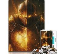 1000 Piece Jigsaw Medieval Knight Warrior Painting Adult Jigsaw Puzzles 1000,Toys Educational Games Stress Relieving Great Gifts And Toys 26x38cm