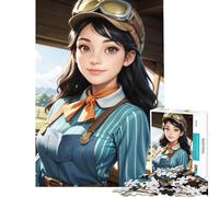 1000 Piece Jigsaw Mi-An My Time At Sandrock Relaxing Games Brain Intelligence Challenge Addictive Toys Gifts for Women Men Hand Speed Race (Size 38x52cm)