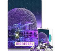 1000 Piece Jigsaw Montreal 1000 Piece Jigsaw Puzzles for Adults Gifts,gifts for Friends And Family for for Age 14 75x50cm