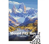 1000 Piece Jigsaw, Mount Fitz Roy Landscape, 52x38cm/1000pcs