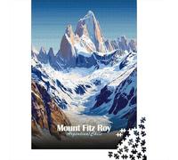 1000 Piece Jigsaw, Mount Fitz Roy Landscape, Festive Gift, 38x26cm/1000pcs