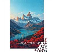 1000 Piece Jigsaw, Mount Fitz Roy Patagonia Landscape, 38x26cm/1000pcs