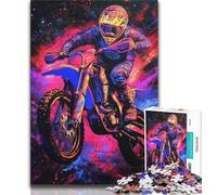 1000 Piece Jigsaw Mountain Biking 1000 Pieces Jigsaw Puzzle for Adults& Teens,Classic Educational Games Beautiful Decoration (26x38cm)
