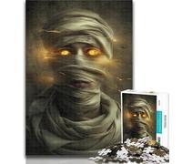 1000 Piece Jigsaw Mummy Zombie Jigsaw Puzzles for Adults 1000,for Is Ideal As A Gift for The Whole Family for And 14 Years Old 50x75cm