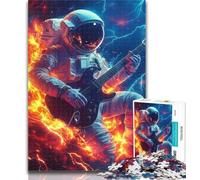 1000 Piece Jigsaw Music Astronaut 1000 Piece Jigsaw Puzzles,Educational Game for Birthday, Chrismas for And 14 Years Old 50x75cm