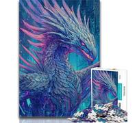 1000 Piece Jigsaw Mysterious Dragon 1000 Piece Jigsaw Puzzles for Adults & Teens,Educational Game Challenge Toy for Women And Men 50x75cm