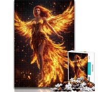1000 Piece Jigsaw Mysterious Phoenix Girl Adult Jigsaw Puzzles 1000,Toys Educational Games Stress Relieving Great Gifts And Toys 26x38cm