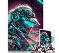 1000 Piece Jigsaw Neon Warriors Jigsaw Puzzles 1000 Pieces for Adults Teens,Decompressing Intellectual Educational Toy Secret Santa Gifts 26x38cm