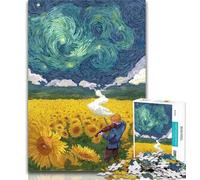 1000 Piece Jigsaw Night Sky Plays The Violin Puzzles 1000 Pieces for Teenagers,Decompressing Intellectual Educational Toy Birthday Present, Gifts 50x75cm