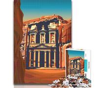 1000 Piece Jigsaw Petra Treasury 1000 Piece Jigsaw Puzzles for Adults,for Is Ideal As A Gift for The Whole Family for And 14 Years Old 75x50cm
