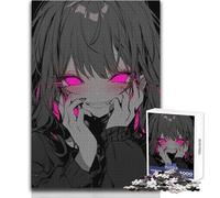 1000 Piece Jigsaw Pink Eye Glow Relaxing Way to Fill Spare Time Consistent Precise Cutting Play Toy Size 38x52cm