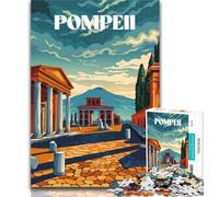 1000 Piece Jigsaw Pompeii Ruins Jigsaw Puzzles for Adults,is Ideal As A Gift for The Whole Family Suitable for And 14 26x38cm