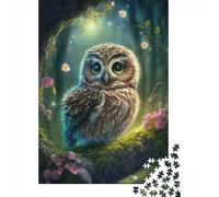 1000 Piece Jigsaw, Pretty Little Owl, Festive Gift, 52x38cm/1000pcs