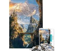 1000 Piece Jigsaw Puzzle A Bridge Between Worlds Adult Jigsaw Puzzle Brain Teaser Game Wall Decoration Unique Birthday And Xmas Gifts (Size 50x75cm)