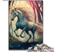 1000-Piece Jigsaw Puzzle A Cartoon Unicorn Jigsaw Puzzles size 50x75cm for Family And Friends, Suitable for Ages 14+