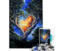 1000 Piece Jigsaw Puzzle A Galaxy Between The Trees Visual Perception Improvement Reliable Stable Finished Build Lovely Birthday Gifts Option (Size 38x26cm)