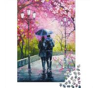 1000 Piece Jigsaw Puzzle, A Walk in The Spring Park, 52x38cm/1000pcs, for Adults, Puzzle Lover Present, Family Activity And Time at Home