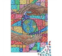 1000 Piece Jigsaw Puzzle, A World Between His Hands, 52x38cm/1000pcs, for Adults, Puzzle Lover Present, Screen-Free Leisure And Time at Home