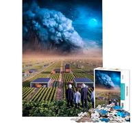 1000 Piece Jigsaw Puzzle A World in Decline Visual Perception Improvement Reliable Stable Finished Build Lovely Birthday Gifts Option (Size 38x52cm)