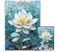 1000 Piece Jigsaw Puzzle Abstract Lotus Kintsugi_98392b Difficult Puzzles for Adults for Birthdays And Holidays 300 PCS