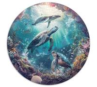1000 Piece Jigsaw Puzzle Adults Coral Reef Paradise Colorful Fish And Sea Creatures Challenging Puzzle Game for Family Bonding And Leisure Time Activities