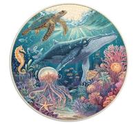 1000 Piece Jigsaw Puzzle Adults Coral Reef Paradise Colorful Fish And Sea Creatures Challenging Puzzle Game for Family Bonding And Leisure Time Activities