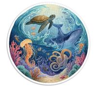1000 Piece Jigsaw Puzzle Adults Coral Reef Paradise Colorful Fish And Sea Creatures Challenging Puzzle Game for Family Bonding And Leisure Time Activities