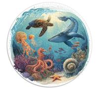 1000 Piece Jigsaw Puzzle Adults Coral Reef Paradise Colorful Fish And Sea Creatures Challenging Puzzle Game for Family Bonding And Leisure Time Activities